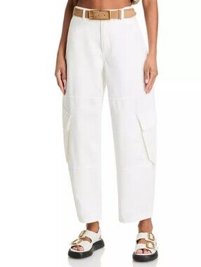 Frame Denim The Bubble Cargo Pants White Size 26